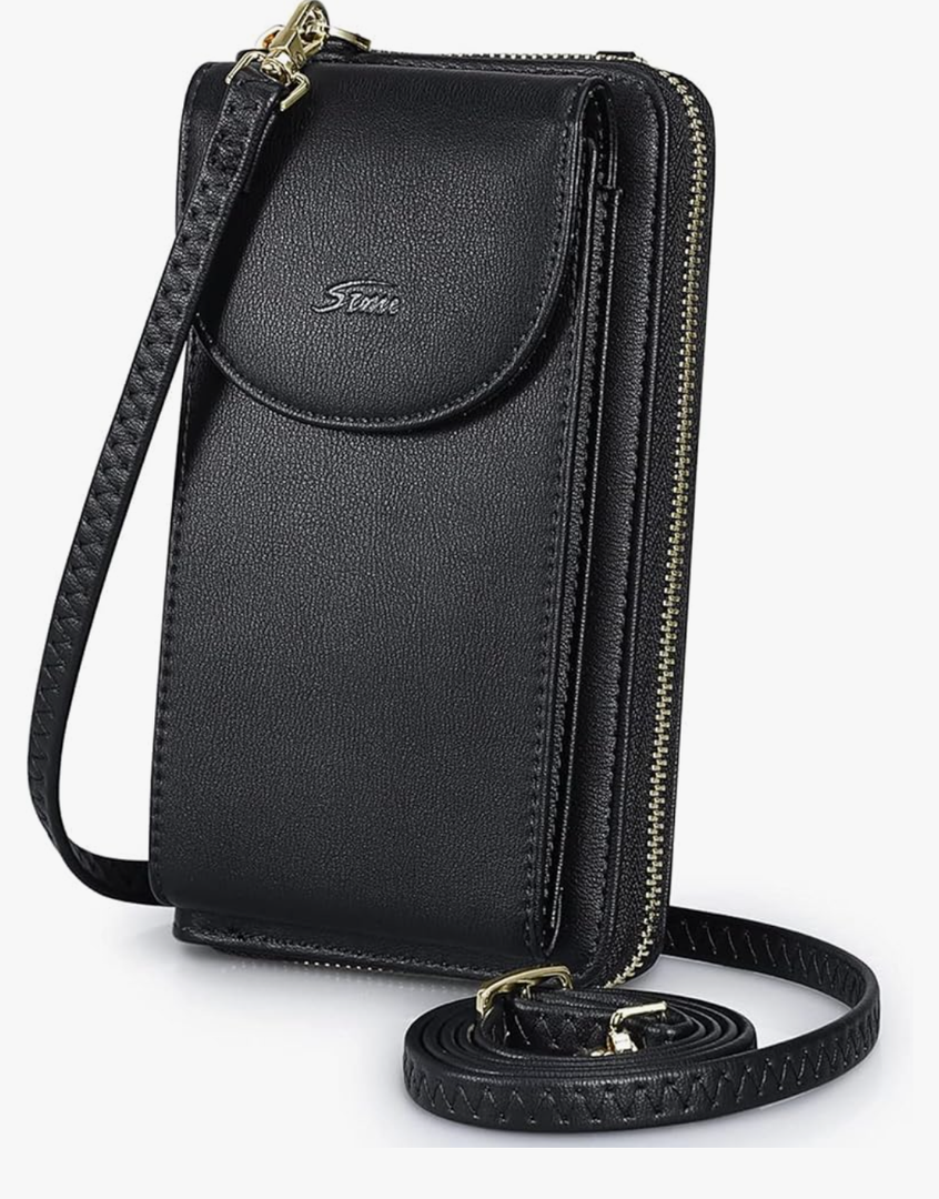 S-ZONE Small Crossbody Bags for Women Cell Phone Purse RFID Blocking Wallet Purses with Credit Card Slots
