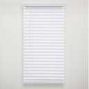 Eclipse 2in. Faux Wood Blinds, 27.5"W x 64"L in White - Cordless Window Blinds, Certified Safe for Children & Pets, Light Filtering, Wand Tilt and Smooth Easy Operation, Window Shades for Home
