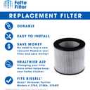 2801 Premium Air Purifier Filters Compatible with Bissell 2801 High Efficiency and Carbon Filter for Bissell My Air Personal Models # 2780, 2780A, 27809, 3329, 2780P, 3329, 2780B - Pack of 2