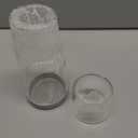 Bedside Nightstand Water Carafe and Glass Set, Night Water Carafe with Tumbler Cup, Clear Glass Mouthwash Dispenser for Bathroom, with Silicone Coaster, Heat and Cold Resistant, 18 OZ