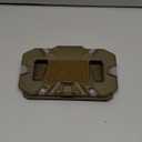 1Pcs Folding Outdoor Navigation Board Mobile Phone Holder Map Case Admin Panel for MOLLE Vest, Fit Phone Size 4.7-6.7in, Tan