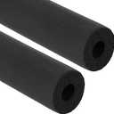 PATIKIL 5/8" (16mm) ID x 6.6Ft x 0.59" Pipe Insulation Foam Tube, 2pcs Pipe Cover Wrap Roll Bar Tubing for Handle Grip HVAC Air Conditioner Units, Black
