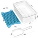 Mini Ice Cube Tray for Freezer: FDDBI Small Ice Trays for Freezer with Bin - 1174PCS Easy Release Nugget Ice Tray - Crushed Ice Tray with Container