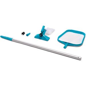 Intex 28002E Cleaning Maintenance Swimming Pool Kit with Vacuum, Surface Skimmer, and Telescoping Pole for Above Ground Pools (Pool Sold Separately)