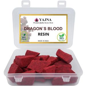 100% Pure-Indian-Dragons-Blood-Resin-Dracaena-Daemonorops-Draco-Sap-by-Yajna Natural Aromatic-Incense-Tear-Rock-Sap Ideal-for-Meditation-Rooms-Yoga-Studios 0.25Lb-113.3-Grams-4-Ounce