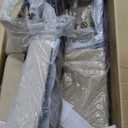 Yaheetech Dining Chairs Set of 4 Fabric Parson Upholstered Kitchen Chairs with Padded Seat and Solid Wood Legs for Dining Room/Restaurant, Armless Design, Khaki