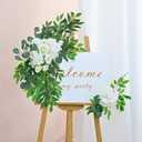 WEISPARK Artificial Italian Ruscus Greenery Stems, 16pcs Faux Green Leaf Garland Branches Hanging Greenery Spray for Wedding Bouquet,Arch,Table Centerpieces and Home Decor