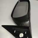 Passenger Side Power Door Mirror Assembly Compatible with Elan-tra GT 2013-2017 Heated & Manual Folding Black Outside Rear View Mirror 87620A5060 HY1321241 Gloss Black (5 Pins) (Right)