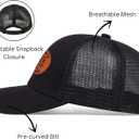 Dad Hat Fathers Day Dad Gifts Mens Baseball Cap Christmas Birthday Gift for Dad Husband Grandpa Black
