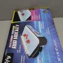 57" LED Light-Up Air Hockey Table, Foldable Arcade Style Air Hockey Game Set w/Accurate Electronic Scoring, in Line Power Switch, Powerful Motor for Kids Adults, Home Game Room