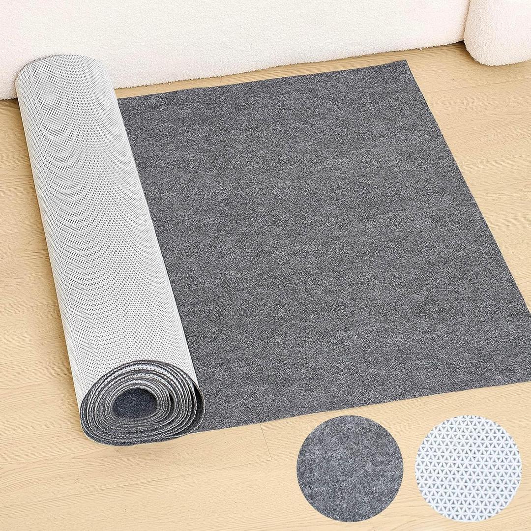 Gray Boat Carpet, Marine Carpet Marine Grade Mat for Boats with Waterproof for Outdoor Deck Patio Porch Garage Kitchens Bathroom Outdoor Area Rug Runner Non-Slide Porch Rug (3 x 6 ft) (10" x 1'1" (Rectangular)) Dark Grey