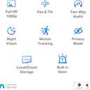 TP-Link Tapo Pan/Tilt Security Camera for Baby Monitor, Pet Camera w/Motion Detection, 1080P, 2-Way Audio, Night Vision, Cloud & SD Card Storage, Works with Alexa & Google Home (Tapo C200)