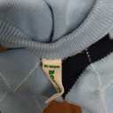 BOBOYOYO Boys Argyle Sweater 100% Cotton Cable Knit Boys Uniform Sweater V-Neck Christmas Kids Pullover for Children 9-10 Years
