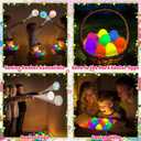 Easter Basket Stuffers Essentials for Teens Kids, 12Pcs Prefilled Easter Eggs with Finger Lights Toys, Easter Egg Fillers for Boys Girls, Classroom Treasure Box, Glow in the Dark Hunt Party Favors