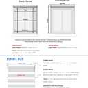 LazBlinds No Tools No Drill Cordless Zebra Blinds for Windows, Dual Layer Light Control for Day and Night, Light Filtering Privacy Roller Blinds and Shades for Home, 34" W x 72" H, White