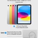 for iPad(A16) 11 inch 2025 case/10.9 inch iPad 10th Generation Case, Heavty Duty Shockproof Full Protective Case with Screen Protector and Rotatable Hand Strap, Shoulder Strap (Black)