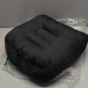 Extra Thick Seat Cushion, Large Chair Cushion Booster for Office Chair to Rise Height, Velvet Cover with Handle and Anti-Slip Bottom, PP Cotton Filling - Relieves Back Pain - 18"X16"X6" Black