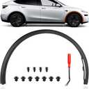 Passenger Side Front Fender Trim for Tesla New Model Y (Juniper) 2025 2026 (New Model Y March delivery 2025, New Model Y Performance December delivery 2025) Front Right Side Fender Flares 1937599-00-C