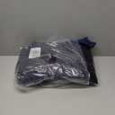 6 Pack Extra Heavy Duty Large Moving Bags with Strong Zipper & Carrying Handles, Sturdy Clothes Storage Bags Totes Bins, Packing Bag Move Boxes College Moving Supplies, Dark Blue, Load Capacity 65 Pounds