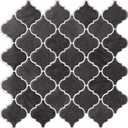 Arabesque Peel and Stick Backsplash for Kitchen, Thicker Design 3D Self Adhesive Wall Tiles, 12"x12" Peel and Stick Wall Tiles, Dark Grey 10-Sheet Stick on Tiles for Kitchen and Bathroom.