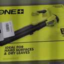 RYOBI ONEAND 18V 100 MPH 350 CFM Cordless Battery Variable-Speed Jet Fan Leaf Blower Tool