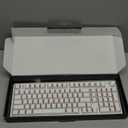 AULA F99 Pro Wireless Mechanical Keyboard-Silent Version, BT5.0/2.4GHz/USB-C Hot Swappable Custom Keyboard, Gasket Structure, Pre-lubed Linear Switches RGB Backlit Computer Gaming Keyboards, White