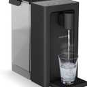 AIRHOP Instant Hot Water Dispenser, Quick Heating Countertop Water Dispenser with Child Locks, Adjustable 5 Temp 3 Water Volume Dispense, 100OZ 3L Removable Tank, Ideal for Home Office Kitchen, Black