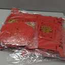 Baquler 6 Pieces Chinese Lanterns Large Chinese New Year Decorations Red Lucky Lantern Golden Fu 3D Spring Festival Hanging Decorative