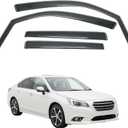 in-Channel Car Window Rain Guard Compatible with Subaru Legacy 4D Sedan fit:2015-2019 4pcs, Taiwan Made Precise & Transparent Car Wind Deflectors No Water Leakage Visors