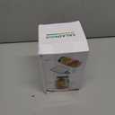 Original Side-Open Salad Pod Jar with Lid - Plastic Snack Box for Home, Outdoor, Travel & Party