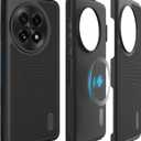 TUDIA MergeGrip [Magsafe Compatible] for OnePlus 13 Case 5G (2025) - [Military Grade Drop Tested] Dual Layer Shockproof Slim Heavy Duty Tough Cover Phone Cases - Black (2 Pack)