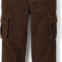 Gymboree Boys' and Toddler Corduroy Baggy Cargo Pants (12, Dk Hazlenut)