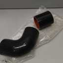 BEIJIULI 2.5" ID 45 Degree Silicone Elbow Coupler Hose ,Thickness 5mm,4" Leg Length,4 Layers Reinforced Turbo Hose Intercooler Intake Radiator Piping