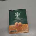 Starbucks K-Cup Coffee Pods, Caramel Naturally Flavored Coffee For Keurig Brewers, 100% Arabica, 1 Box (22 Pods) (EXP 05/07/26)
