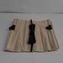 Foldable Poolside Chairs – Portable Flip Chairs for Edge of Pool, Beach, Camping, Picnic, Lawn – Compact & Lightweight Outdoor Seating Accessories (1, Light Beige)