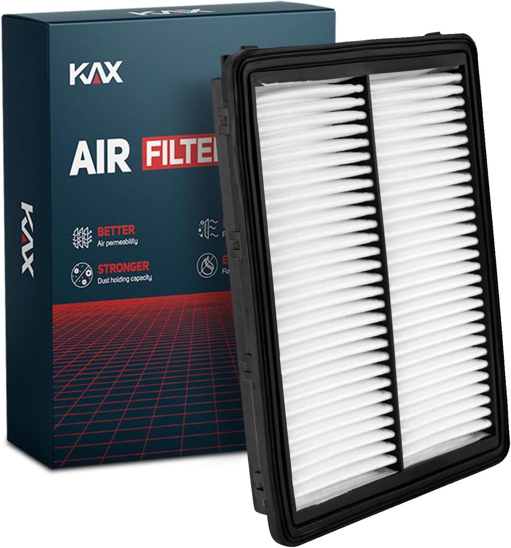KAX Engine Air Filter, CA11942 Replacement for Sonata 2015 2016 2017 2018 2019, Optima 2.0L 2.4L 2016 2017 2018 2019 2020, Advanced Air Filter Media, Increased Acceleration