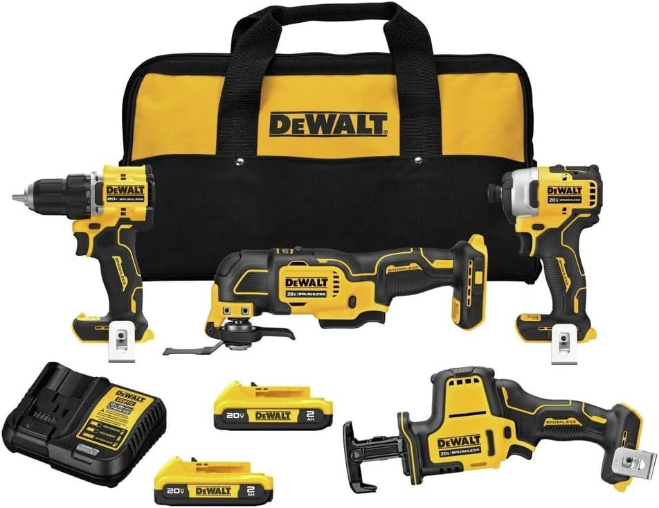 20V MAX BRUSHLESS 4-TOOL COMBO KIT