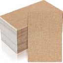 100 Pcs Burlap Paper Napkins Disposable Dinner Napkins 13''x16'' Burlap Print Decorative 2 Ply Rustic Cloth Like Paper Napkin for Bathroom Wedding Birthday Cocktail Party