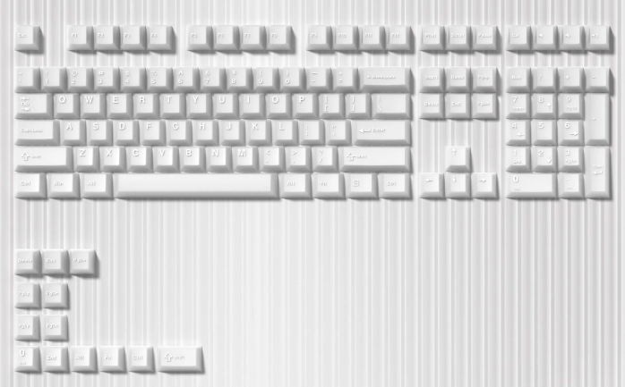 Womier Keycaps Set, White