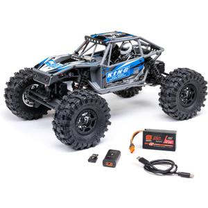 Axial RC Truck UTB18 Capra 4WS 1/18th 4x4 RTR (Comes with Everything Needed to Run), Blue, AXI-1750T1
