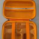 Hard Carrying Case Compatible with MYNT3D Super 3D Pen, Storage Carrier Case for Filament and other accessories (Orange)
