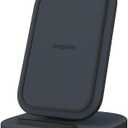 Mophie Universal Wireless Charging Stand - 15 Watt Fast Charging for Qi-Cerified Phones Like Samsung Galaxy, Google Pixel, Apple iPhone 11 (Pro, Pro Max), iPhone XR/XS/SE, iPhone 8 - Black