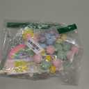 39 Pcs Pastel Balls Cake Toppers Daisy Flower Cupcake Decoration Boho Rainbow Cake Topper with Happy Birthday Banner for 70s Groovy Hippie Party Supplies