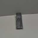 Wikult Yongsheng Junlai 930 Acrylic Fountain Pen, Size 9 Fine Nib with Piston Filling System, Ivory White Fence Ink Tank with Flat Top Design Smooth Writing Pen (Silver Trim)