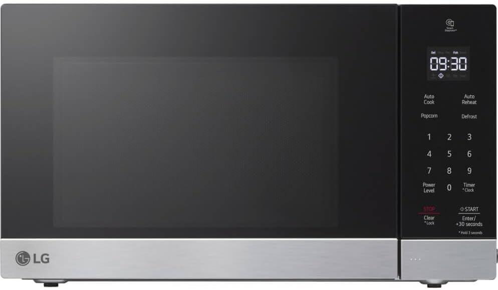 LG Countertop Microwave, 0.9 cu. ft., Stainless Steel, 18.75x14x10.69 Inch, Smart Inverter, NeoChef, 1000 Watts