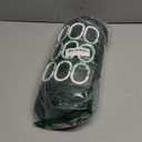 Dark Green Boho Shower Curtain with Tassel Woven Fabric Shower Curtain 72 x 72 Modern Farmhouse Textured Tufted Chevron Striped Minimalist Shower Curtains for Bathroom