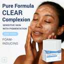 2 x QOOQ Transparent Kojic Acid Soap - Gentle Dark Spots Brightening for Face and Body with Vitamin C, Retinol, Collagen, Original Japanese Complex - Vitamin E, Shea Butter, Castile Olive Oil(120g*2)