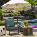 Arden Outdoor Deep Seat Cushion Set (4-Pack), 22 in x 24 in, Weather-Proof, Rain-Proof, Fade Resistant Patio Cushion for Chair, Sofa, and Couch Alana Tile