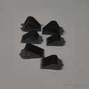Clipper Guards for Wahl 10 12 14 16 18 20 Hair Clipper Guards 6pcs Extra Long Clipper Guard Attachments 2.5 Inch Clipper Guides Multiple Sizes Universal 2.5", 2.25", 2", 1.75", 1.5", 1.25" (Gray)
