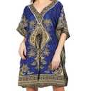 Tengru Lifestyle Ladies Short Kaftans Tunic Kimono Maxi Women Dashiki African Caftan Plus Size Lounge Girls Kimono